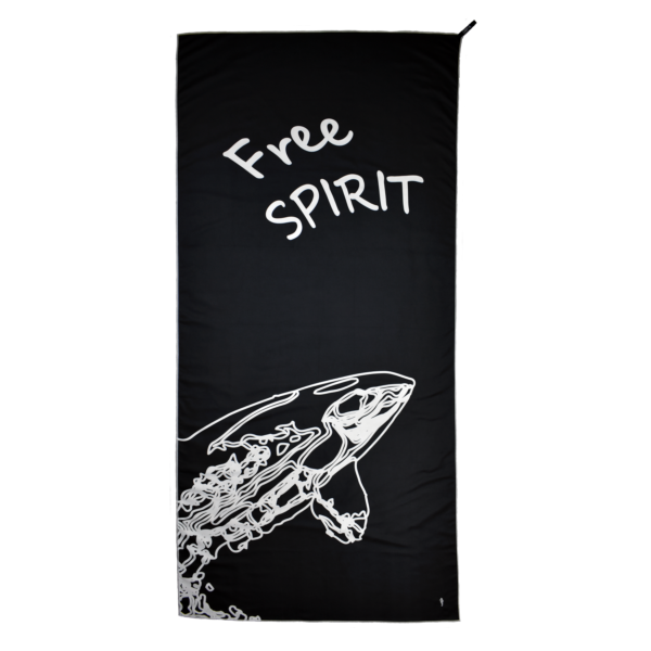 Black White Orca Whale - Free SPIRIT - Image 2