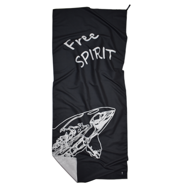 Black White Orca Whale - Free SPIRIT